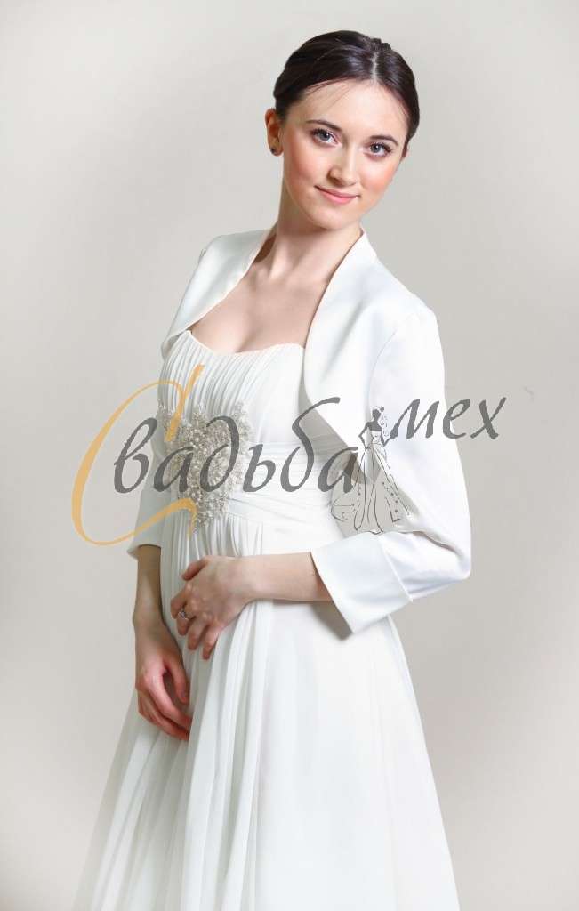 болеро из атласа и кружева bsa 02 болеро